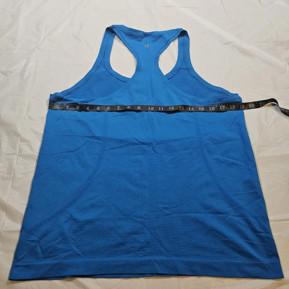 Lululemon Swiftly Tech Racerback Tank Top 2.0 *Hip Length (Poolside) Size 12_11